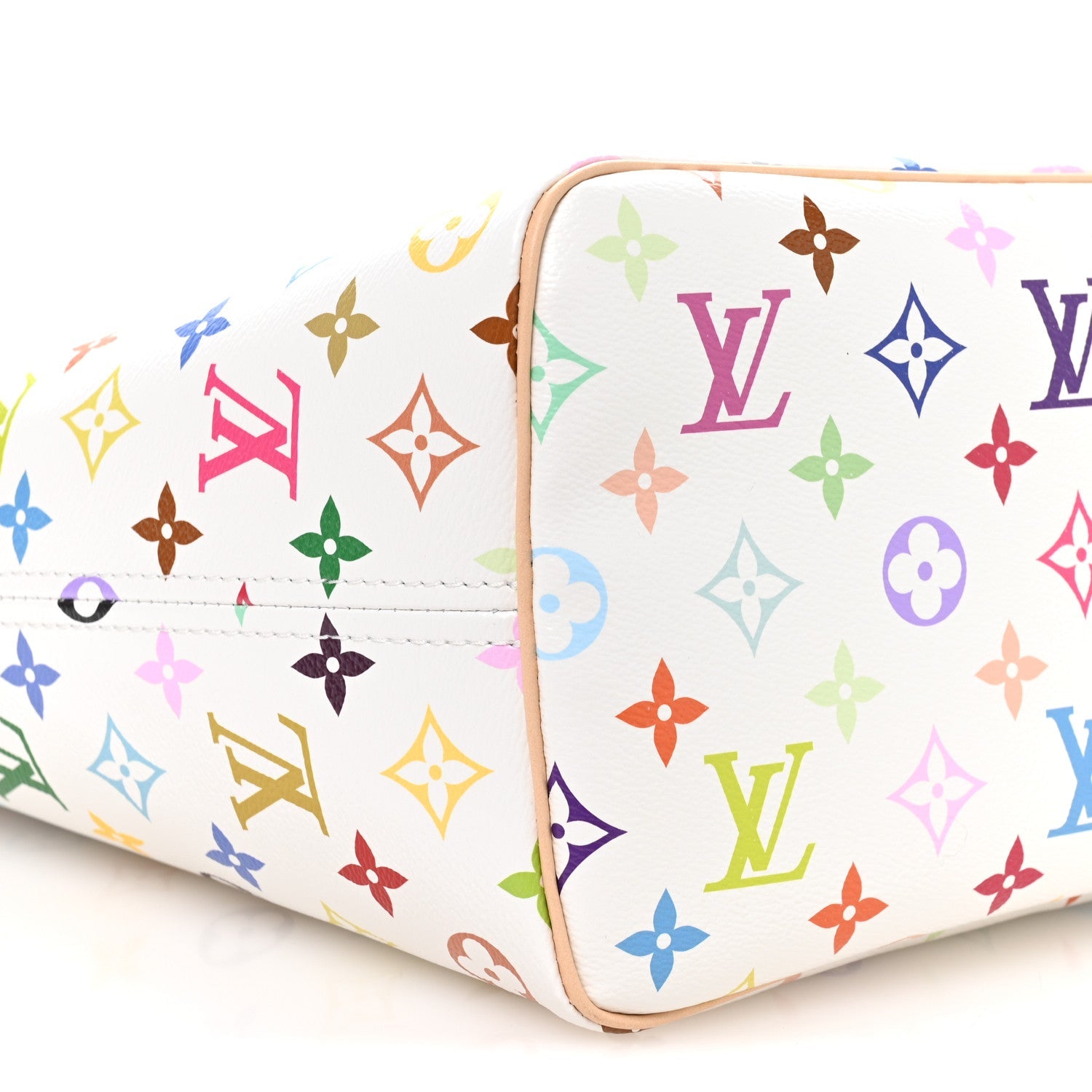 Louis Vuitton LV X TM Monogram Multicolor Neverfull MM White