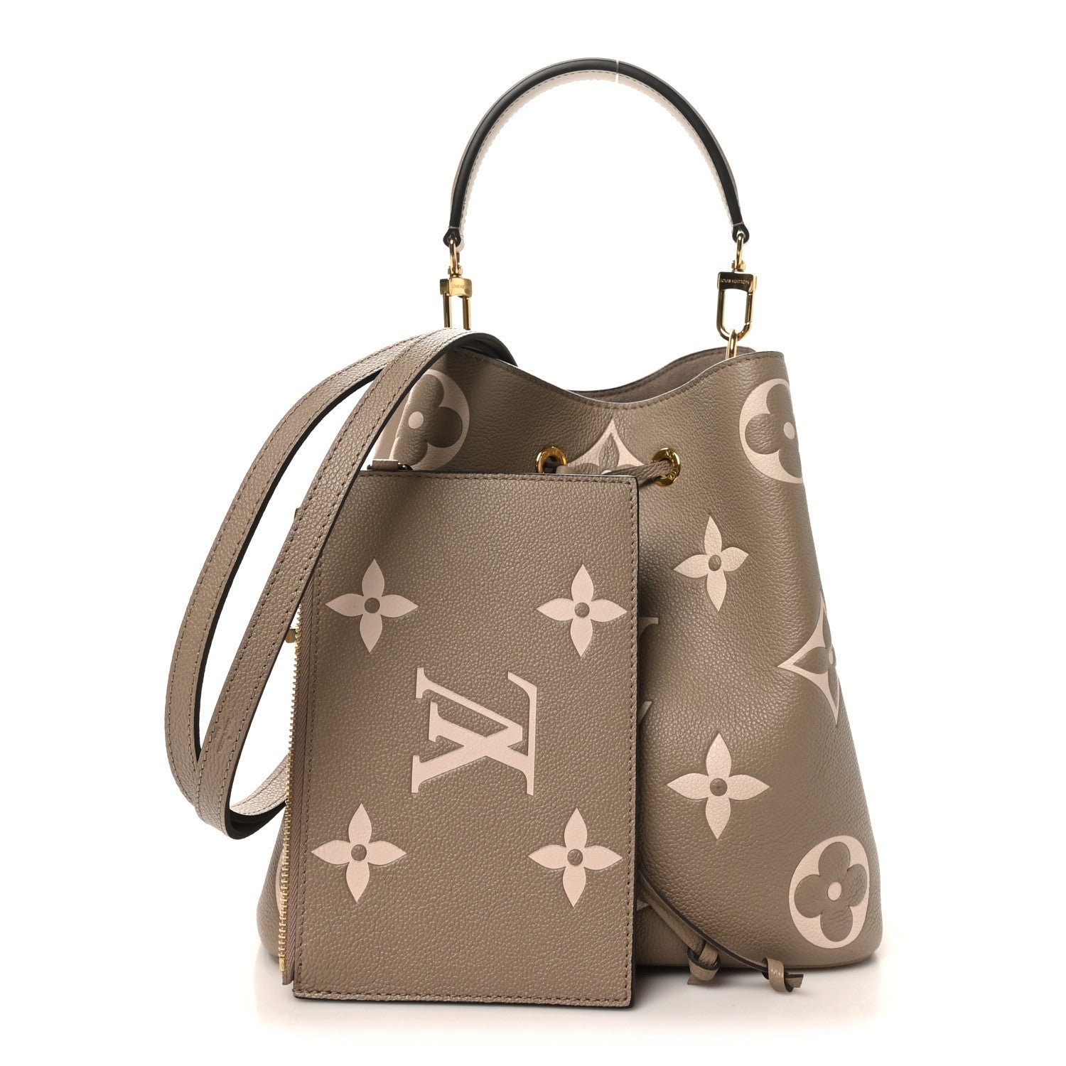 Louis Vuitton Empreinte Monogram Giant Neonoe MM Tourterelle Creme