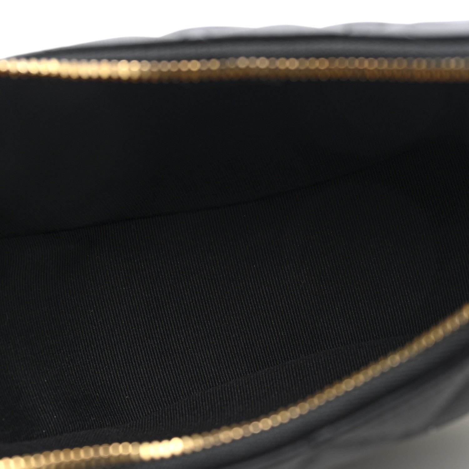 Chanel Lambskin Quilted Small Hobo Bag Black