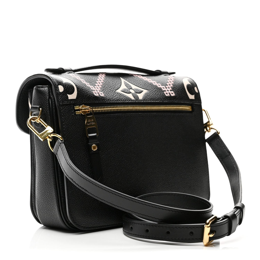 Louis Vuitton Empreinte Monogram Giant Broderies Pochette Metis Black