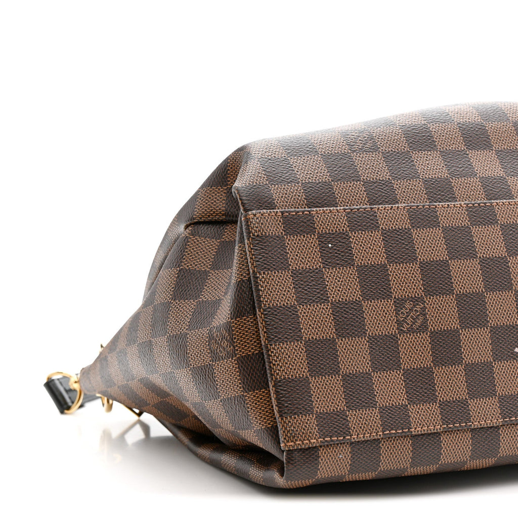 Louis Vuitton Damier Ebene Odeon Tote MM Black