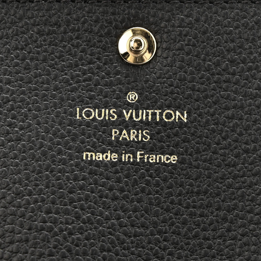 Louis Vuitton Empreinte Business Card Holder Black