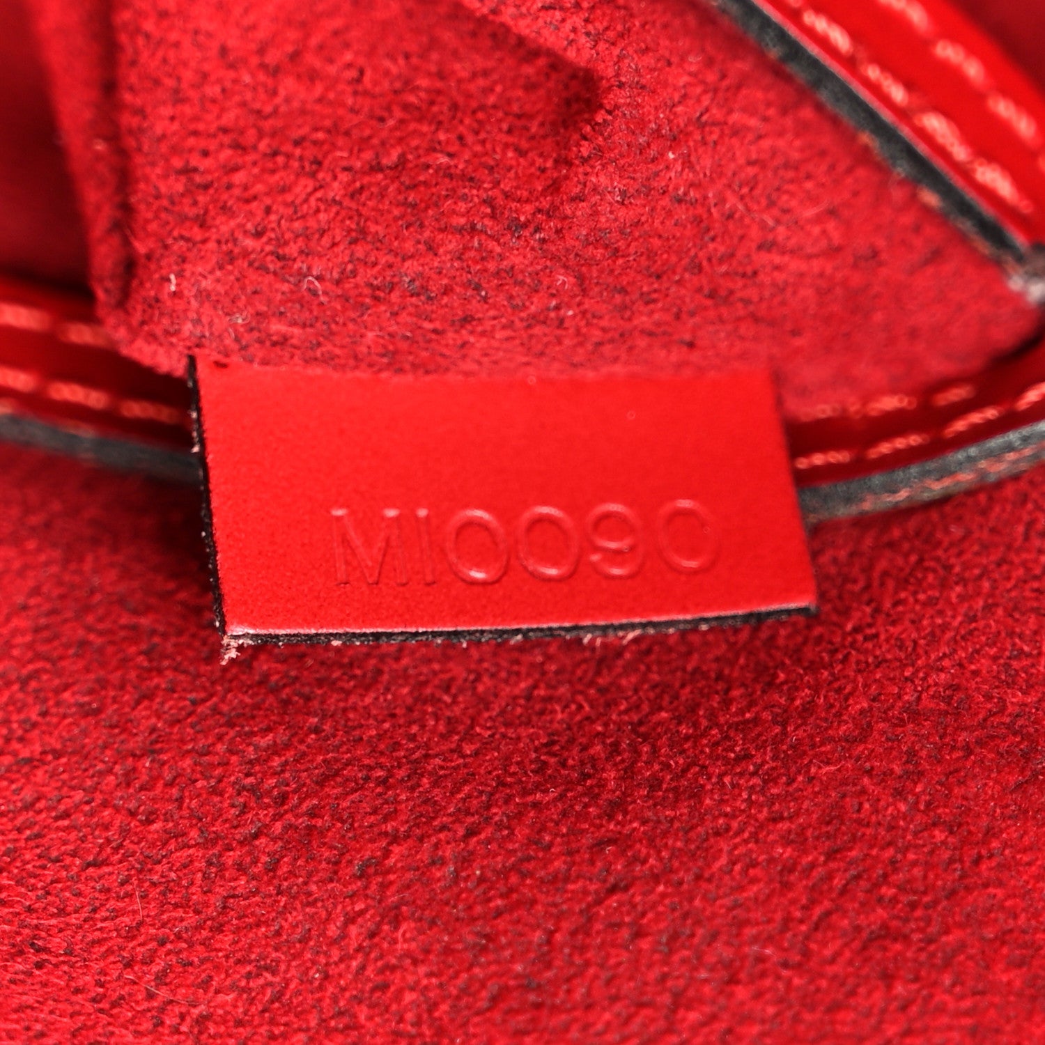 Louis Vuitton Epi Alma PM Castillan Red