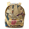 Chanel Graffiti Printed Canvas Street Spirit Backpack Multicolor