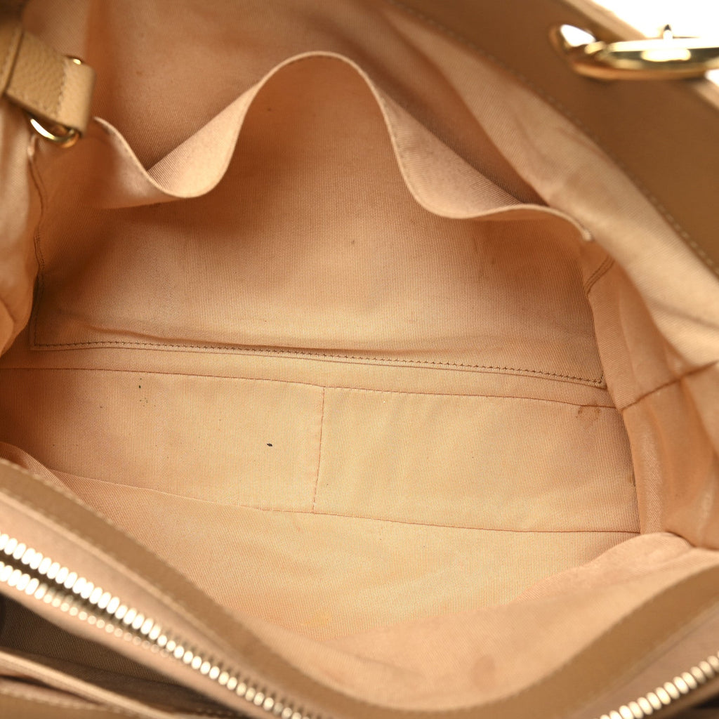 Chanel Caviar Quilted Grand Shopping Tote GST Beige