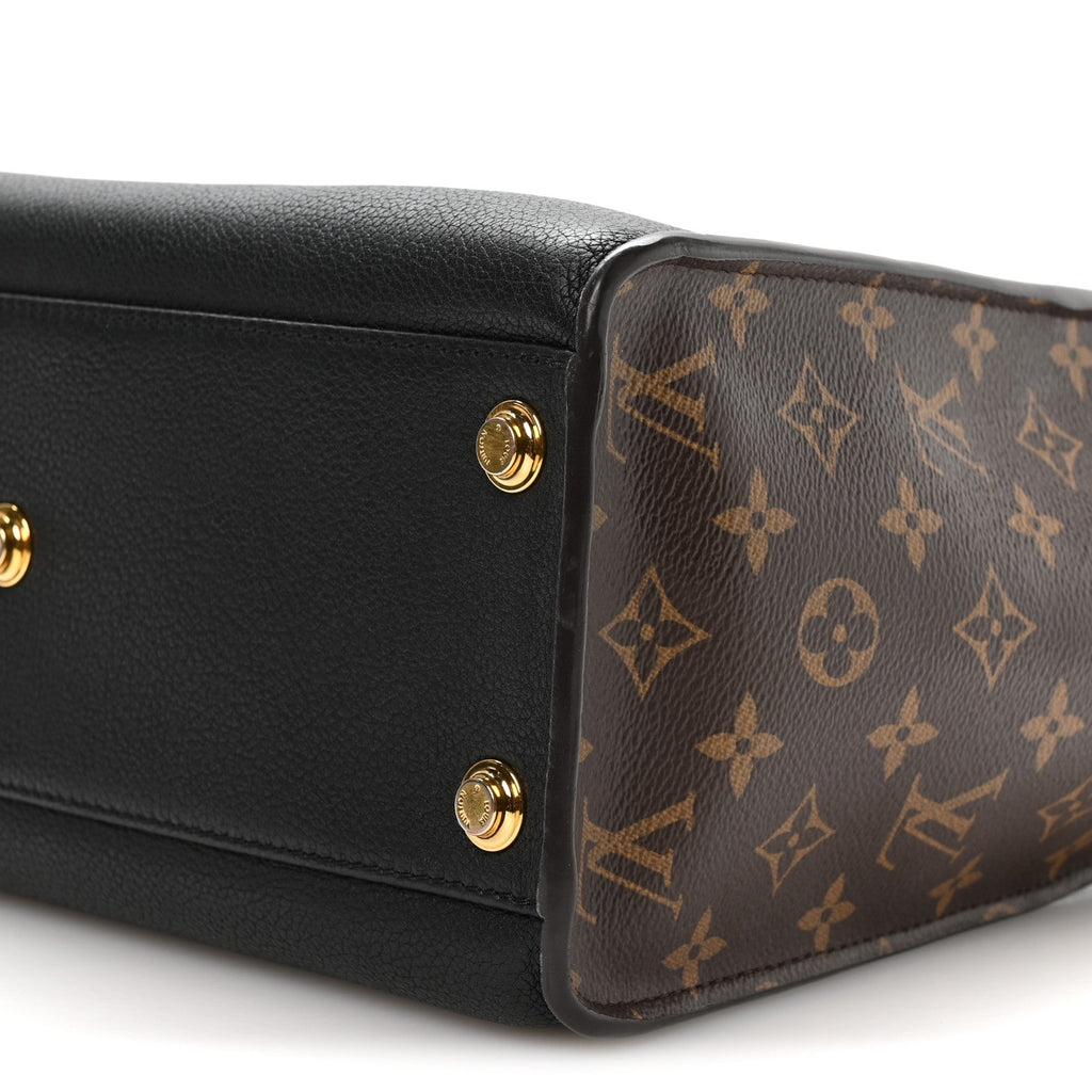 Louis Vuitton Calfskin Monogram On My Side Black