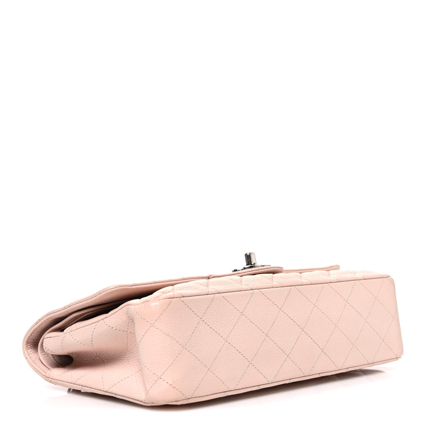 Chanel Caviar Quilted Medium Double Flap Light Pink