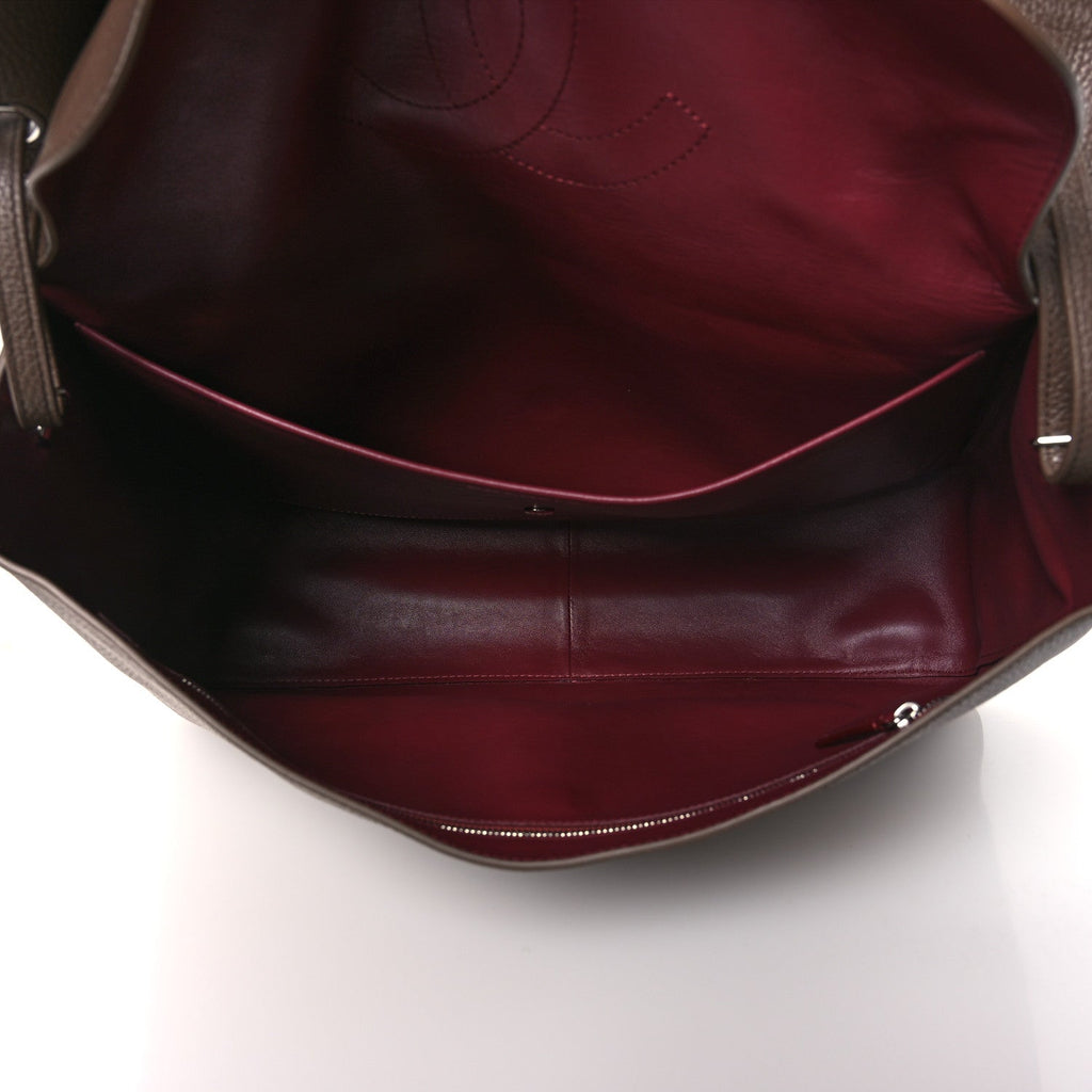 Chanel Grained Calfskin Souplissimo Maxi Flap Light Brown