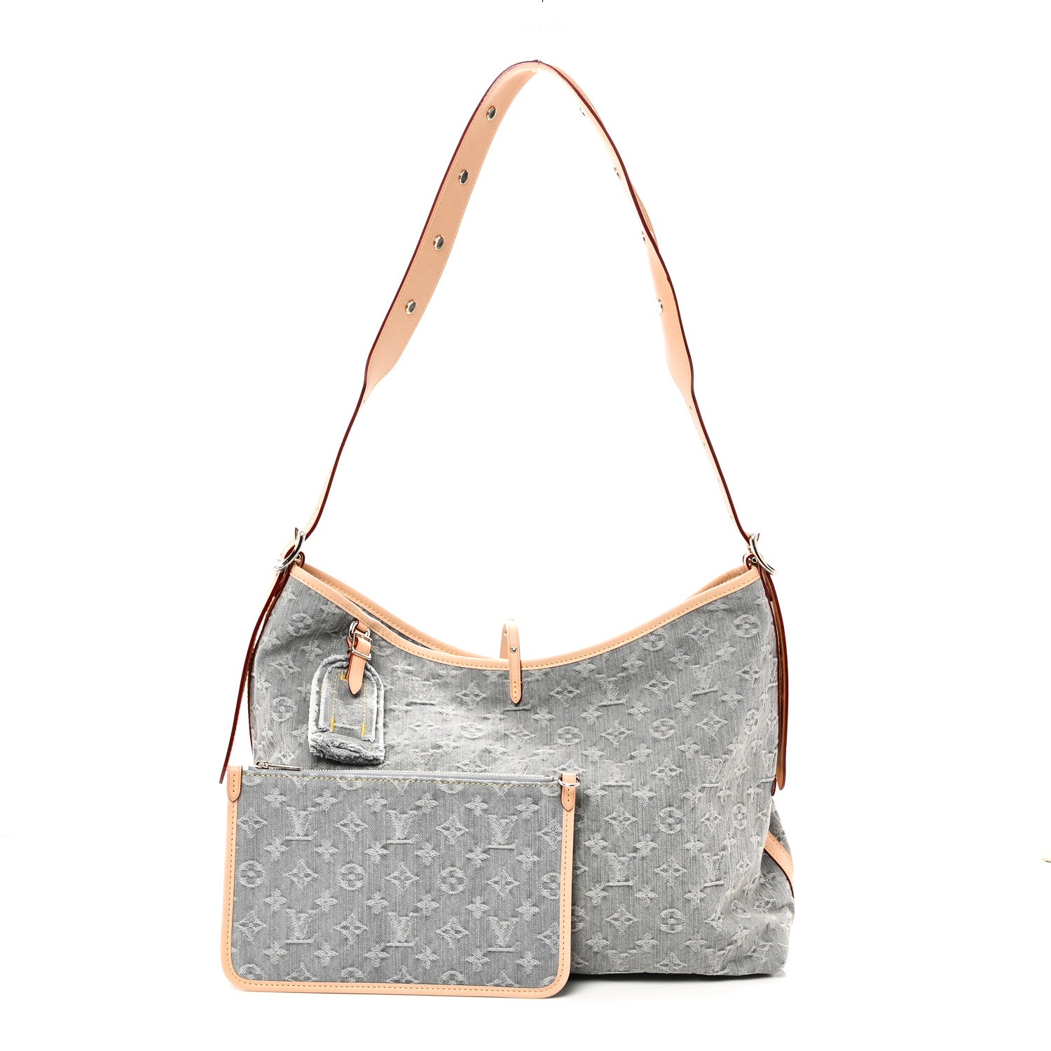 Louis Vuitton Monogram Denim CarryAll MM Washed Grey