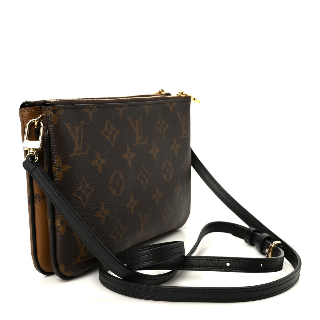 Louis Vuitton Reverse Monogram Giant Double Zip Pochette