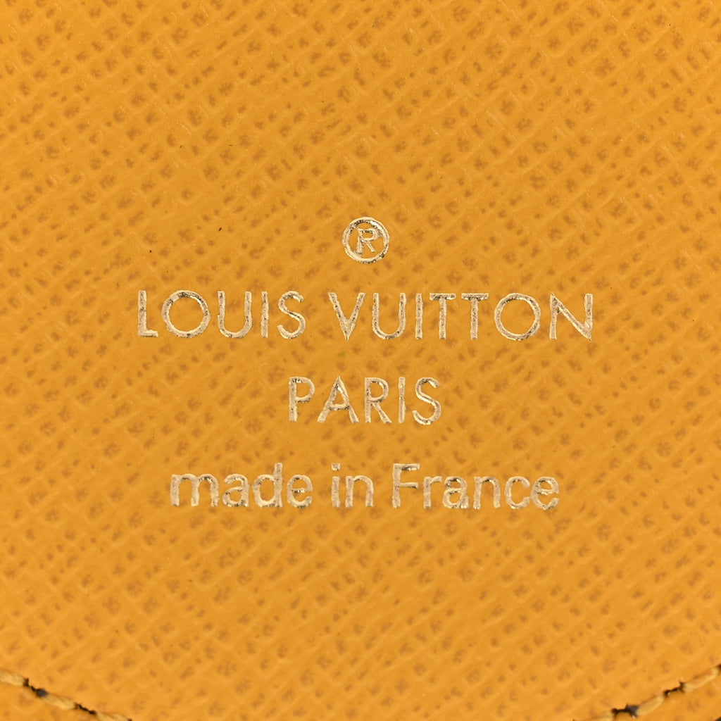 Louis Vuitton Monogram 2022 Christmas Animation New York Soho Bag Charm Key Ring Yellow