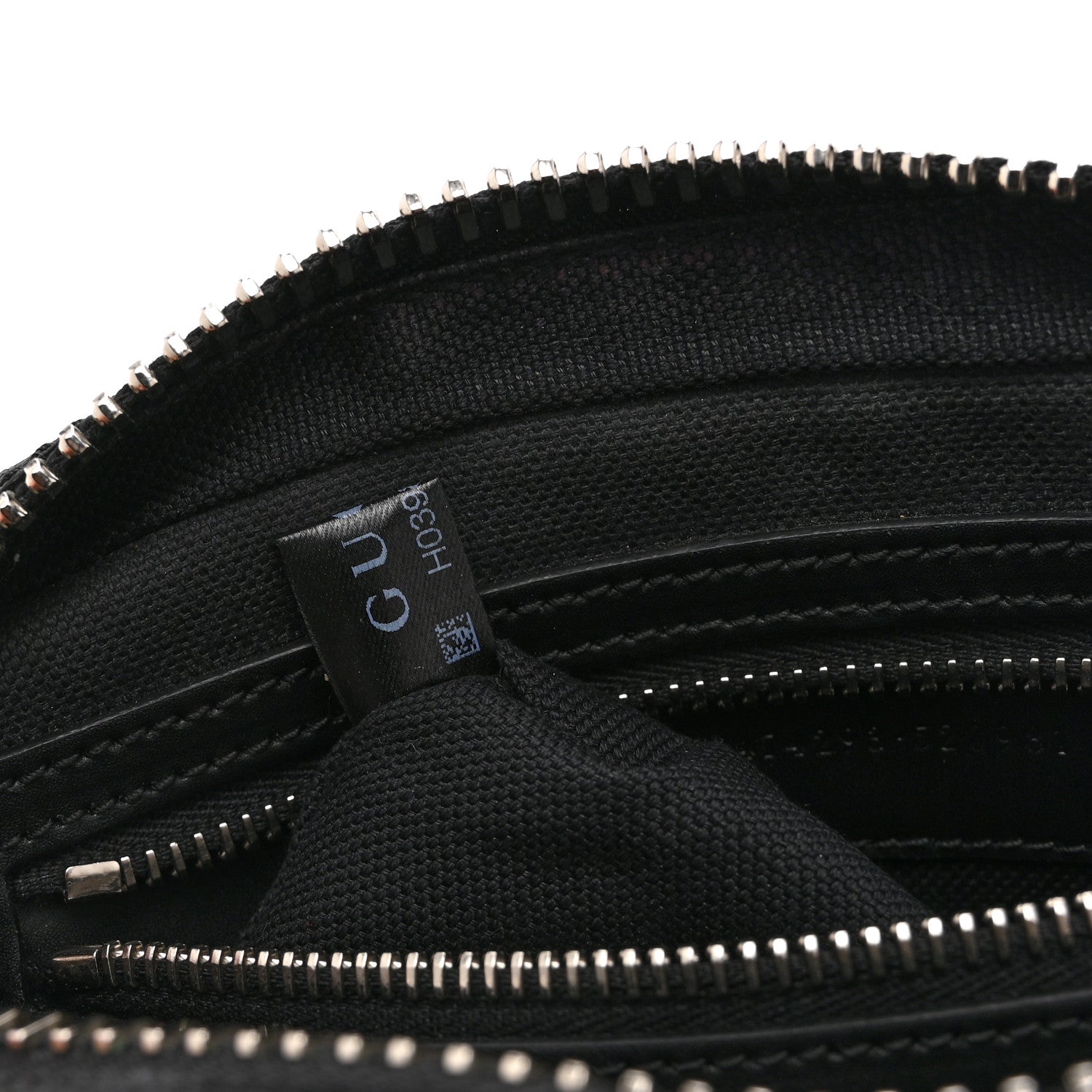 Gucci Soft GG Supreme Monogram Web Belt Bag Black Grey