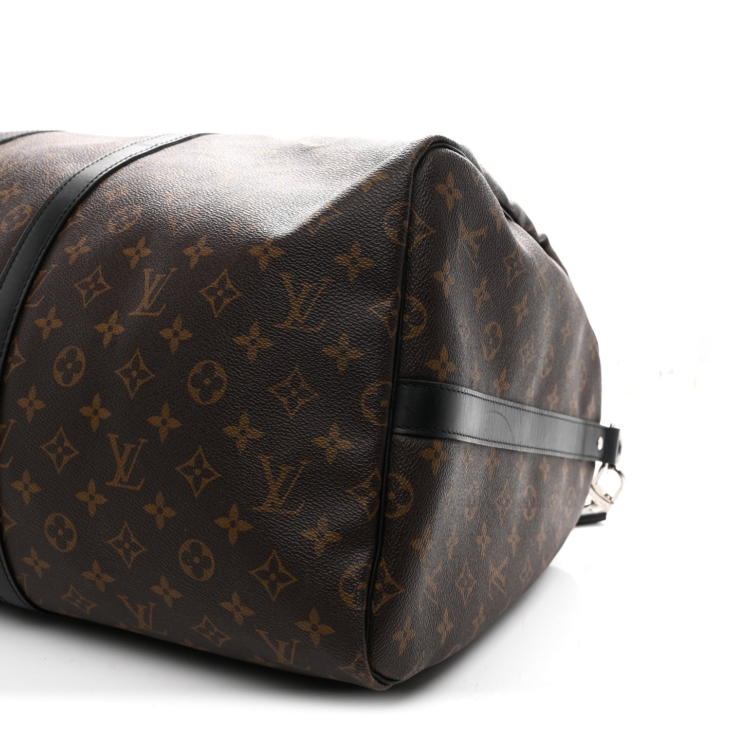 Louis Vuitton Monogram Macassar Keepall Bandouliere 55