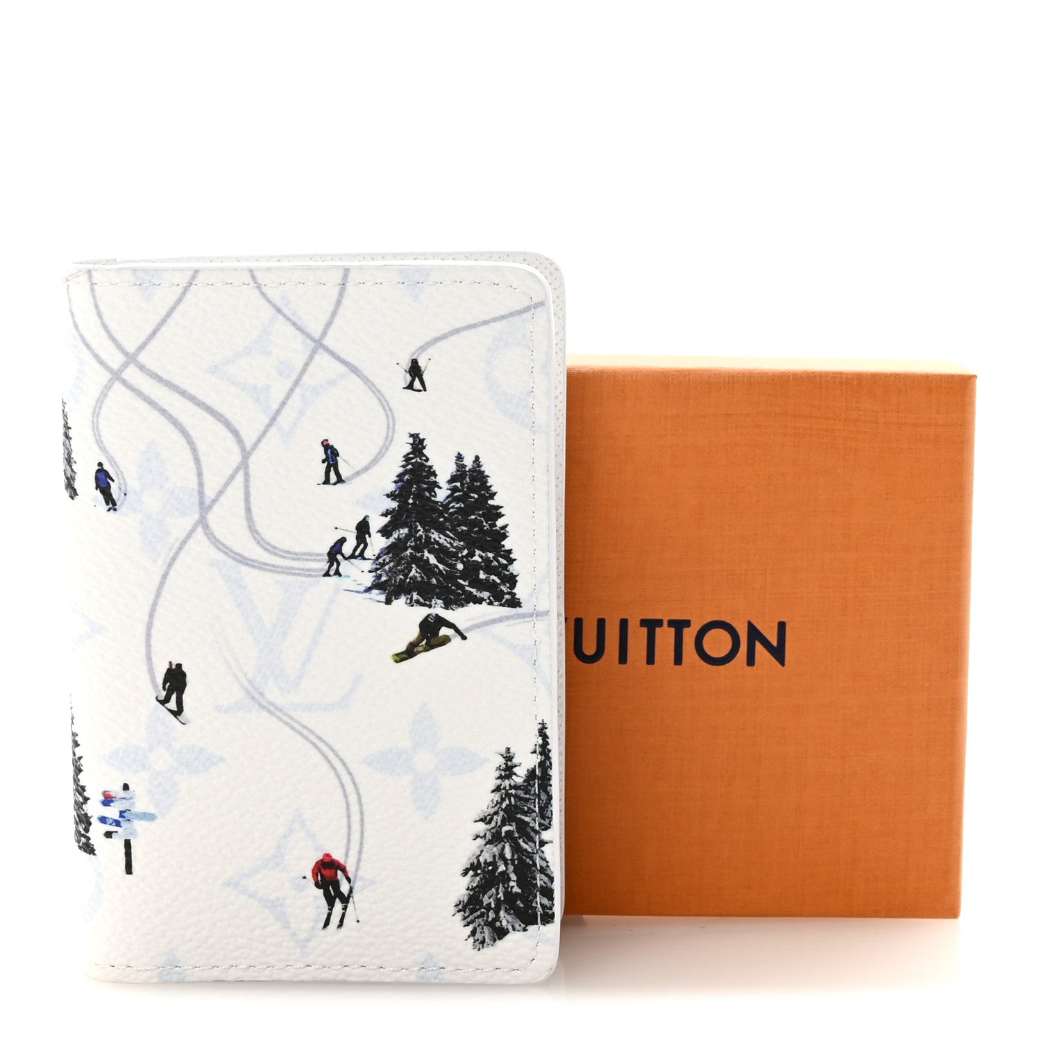 Louis Vuitton Monogram Sports Passport Cover Ski White