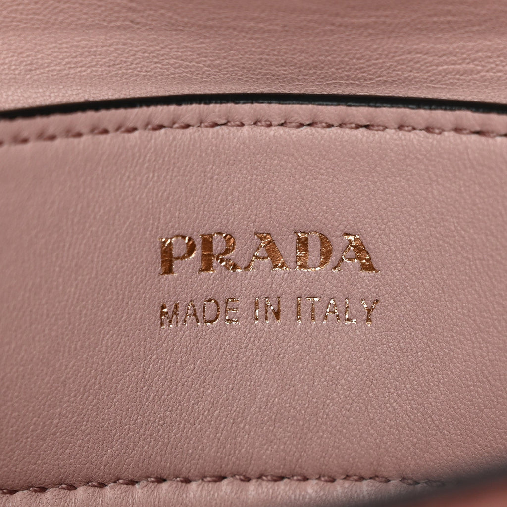 Prada Saffiano Cuir Medium Double Bag Black Mughetto