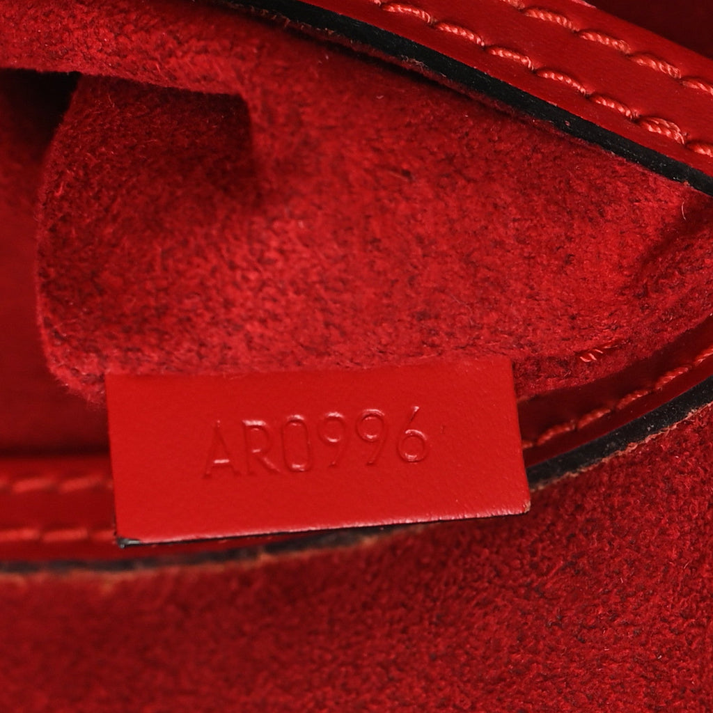Louis Vuitton Epi Alma PM Castillan Red