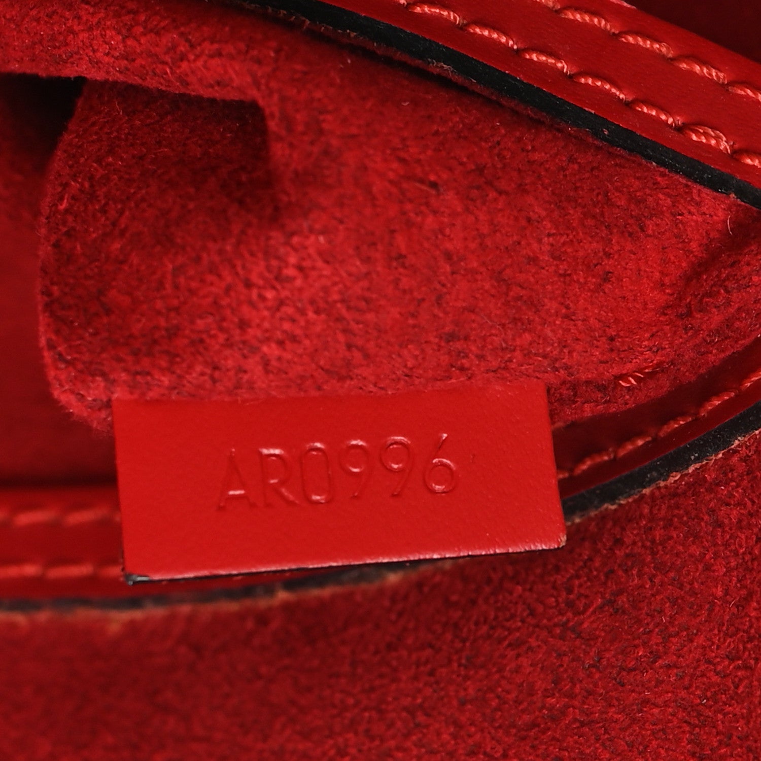 Louis Vuitton Epi Alma PM Castillan Red