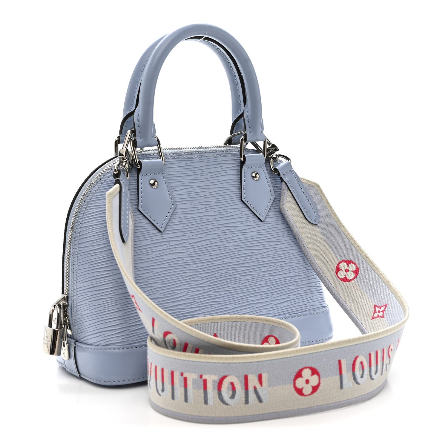 Louis Vuitton Epi Jacquard Alma BB Cloud Blue