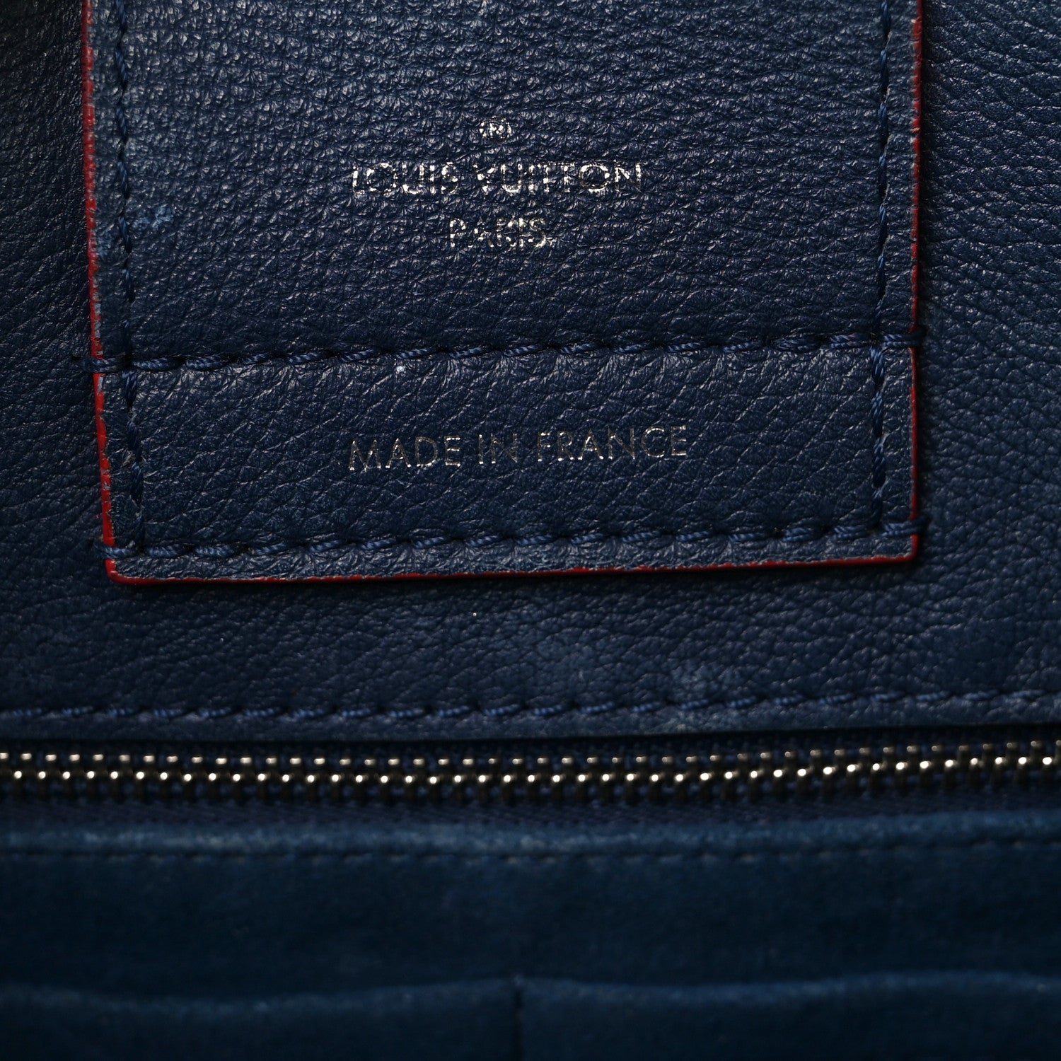 Louis Vuitton Calfskin Lockme Day Marine Rouge