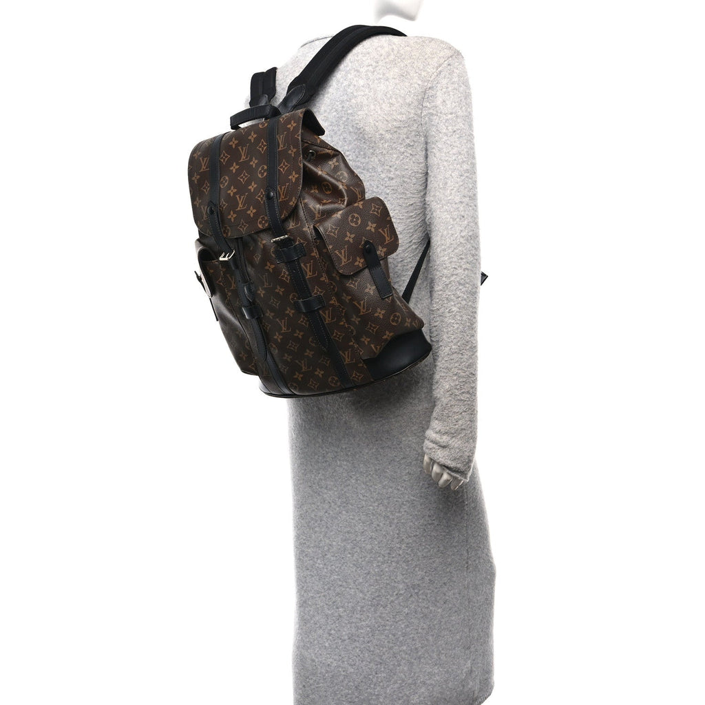 Louis Vuitton Monogram Macassar Christopher PM Backpack