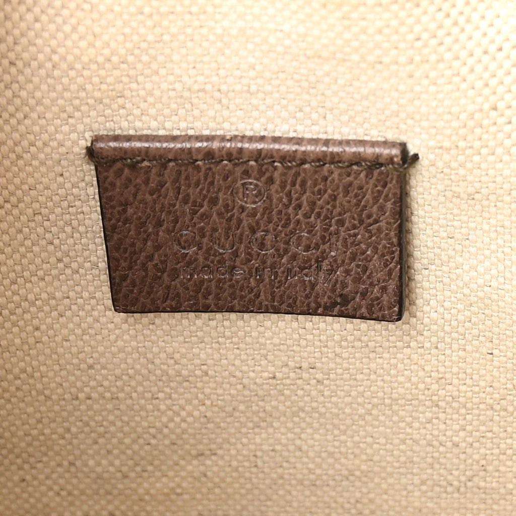 Gucci GG Supreme Monogram Web Mini Ophidia Messenger Brown