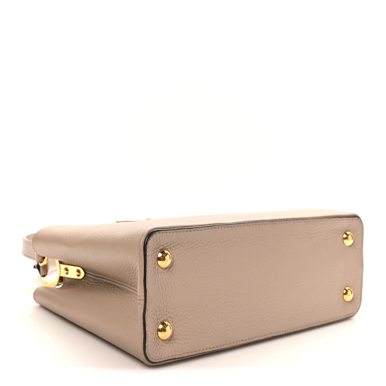 Louis Vuitton Taurillon Capucines PM Galet
