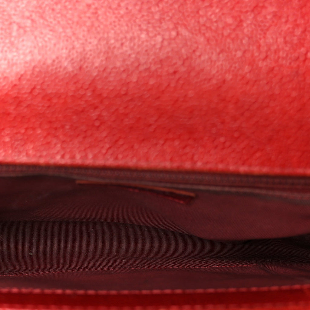 Chanel Caviar Quilted New Medium Boy Flap Dark Red