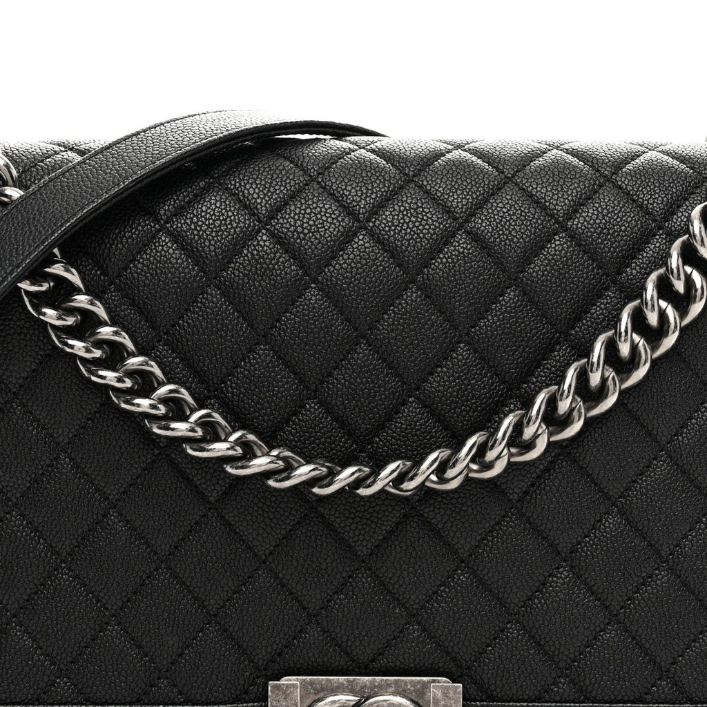 Chanel Caviar Quilted New Medium Boy Flap Black