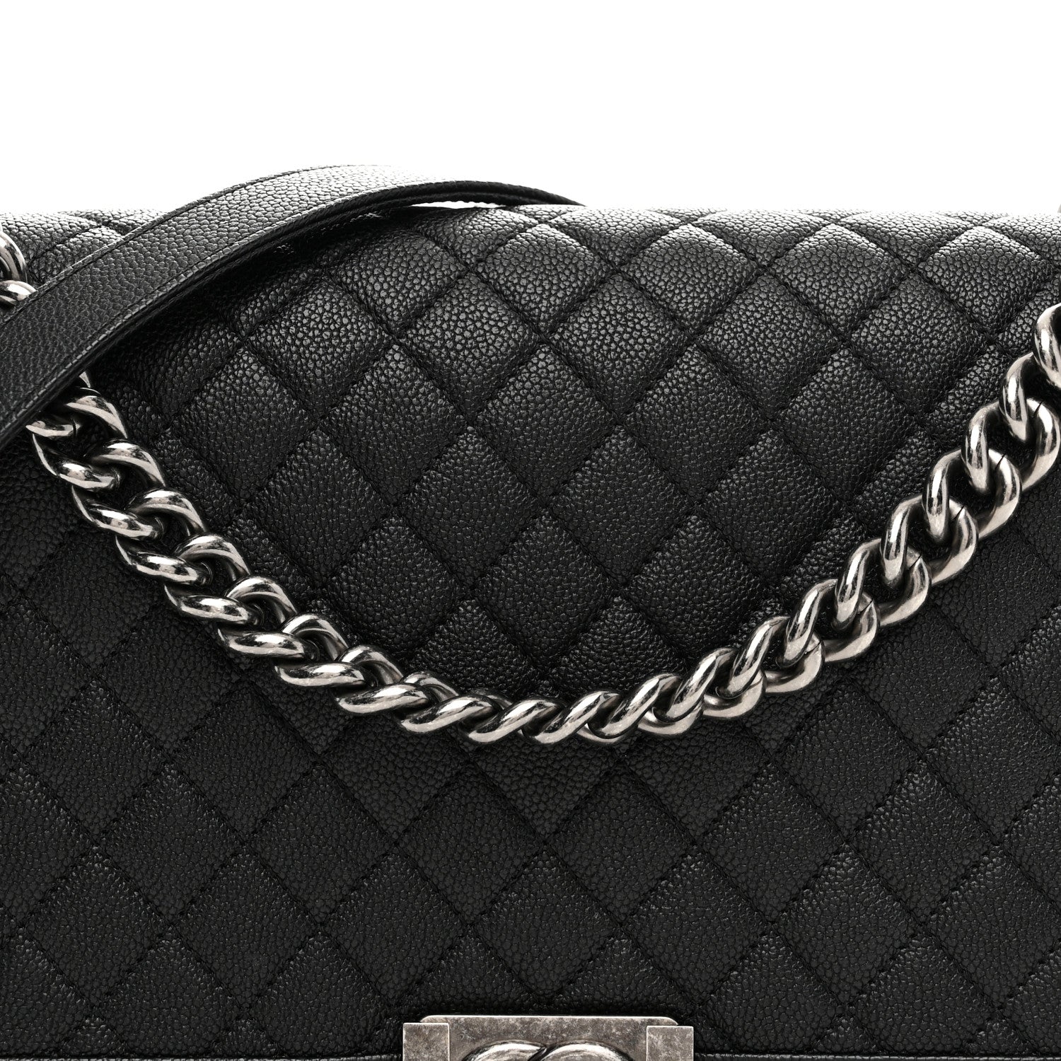 Chanel Caviar Quilted New Medium Boy Flap Black