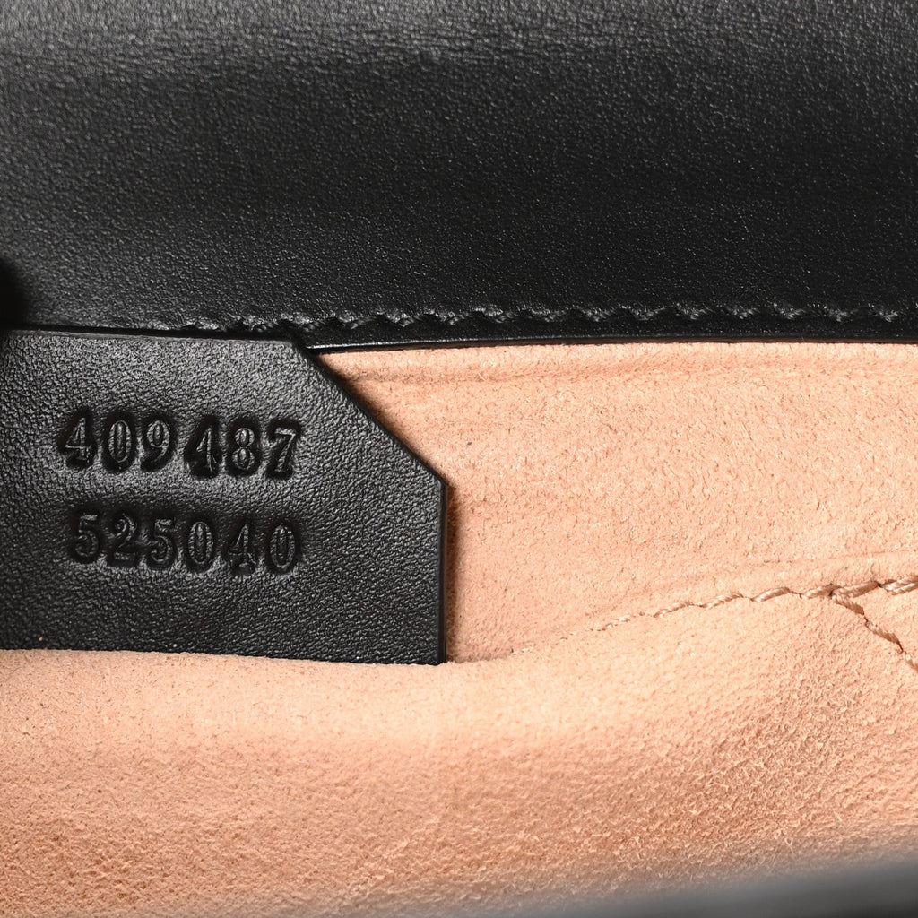 Gucci Guccissima Small Padlock Shoulder Bag Black