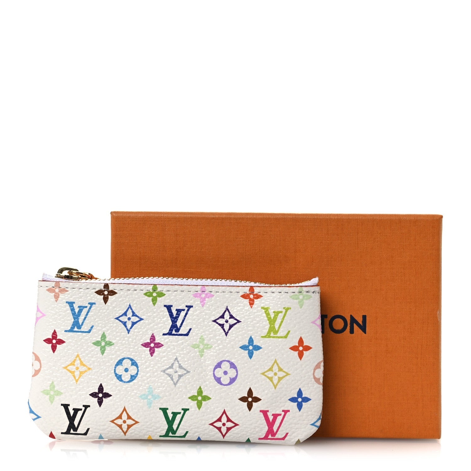 Louis Vuitton LV X TM Monogram Multicolor Key Pouch White