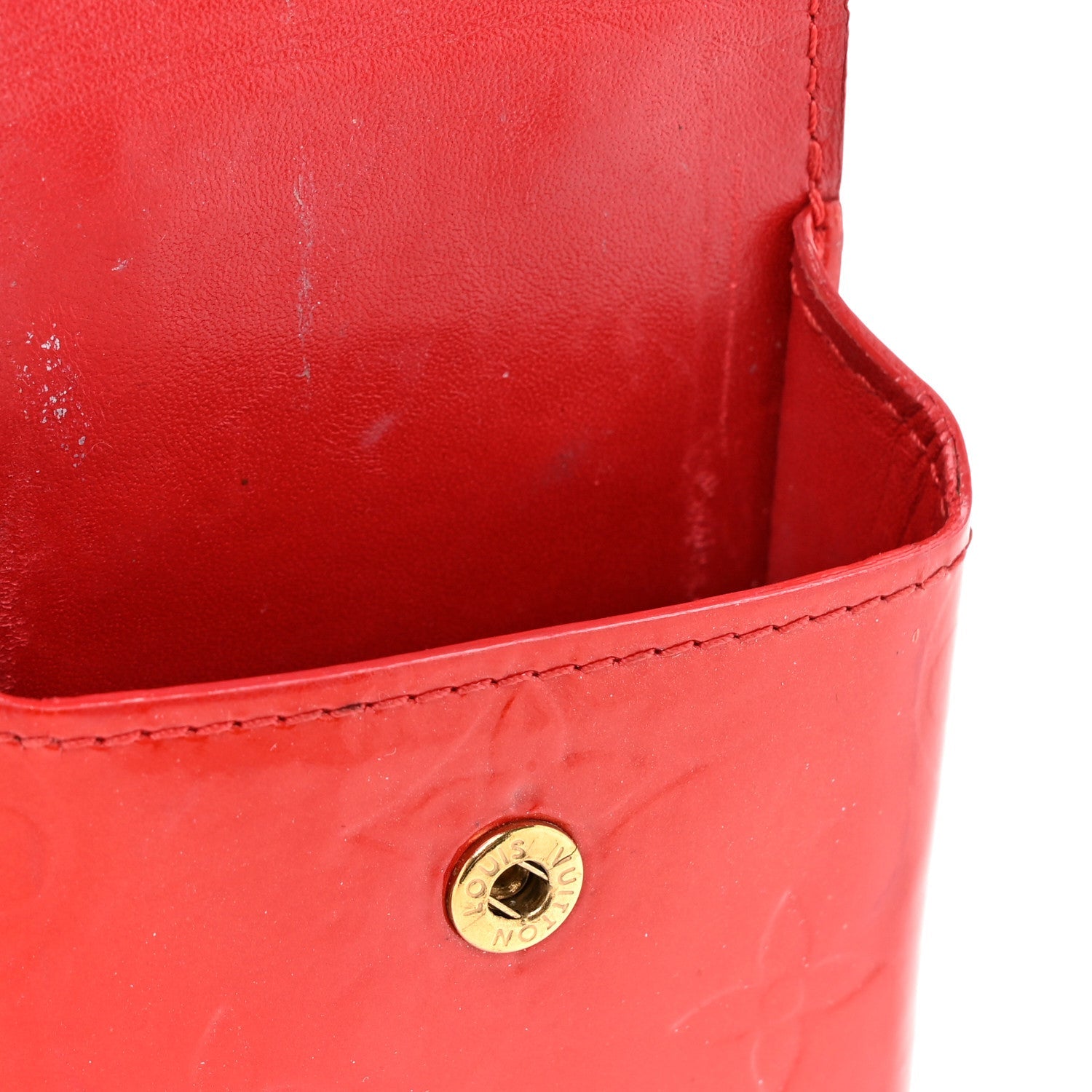 Louis Vuitton Vernis Greene Phone Case Cherry