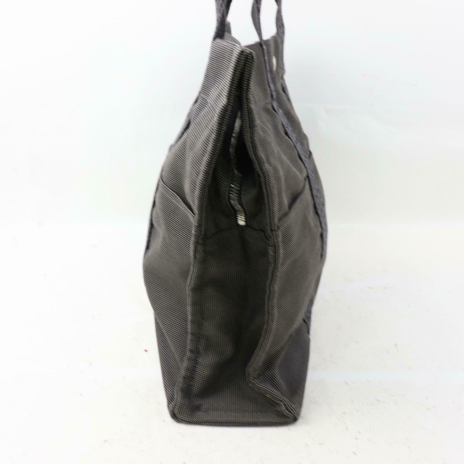 Indistinguishable  Hermes Tote Bag Gray Canvas (SHC1-15567)