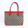 Gucci Tote Bag Red Canvas (SHC1-16084)