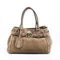 Gucci Medium GG Running Nubuck Suede Tote Bag