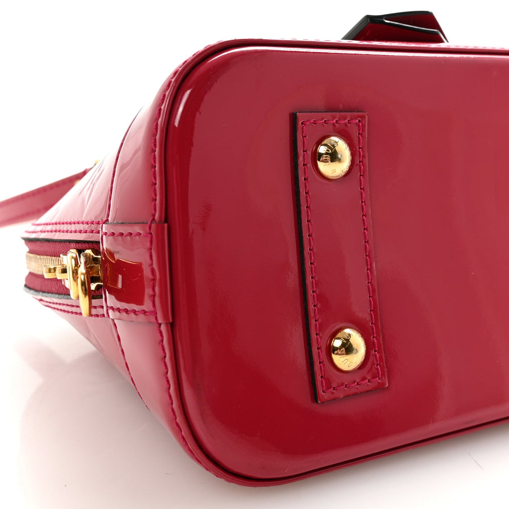 Louis Vuitton Vernis Alma BB Magenta