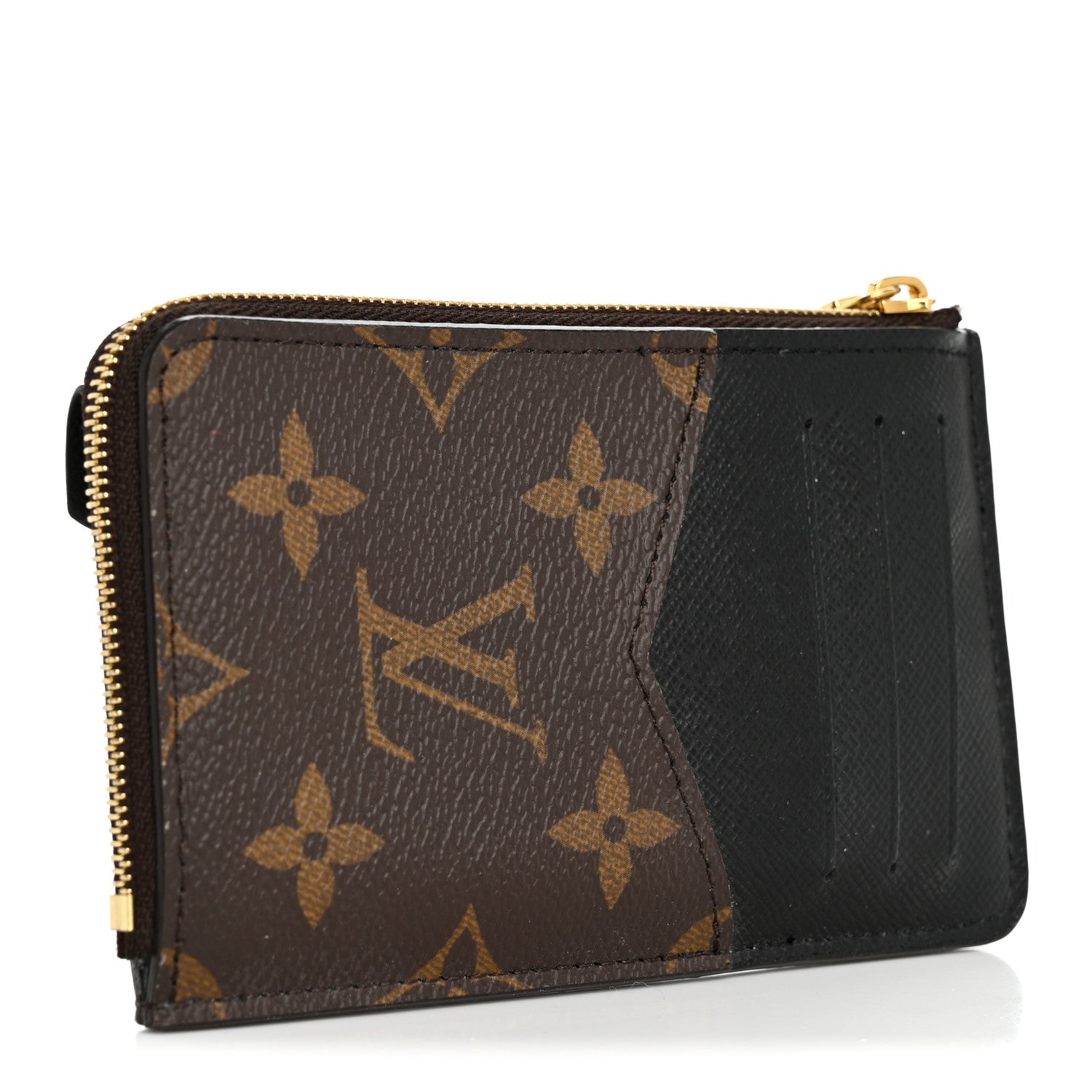 Louis Vuitton Monogram Recto Verso Card Holder Black