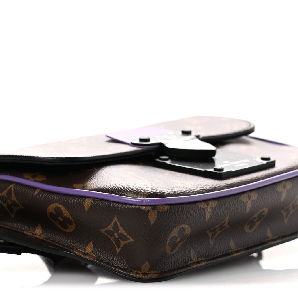 Louis Vuitton Monogram S Lock Sling Bag Purple
