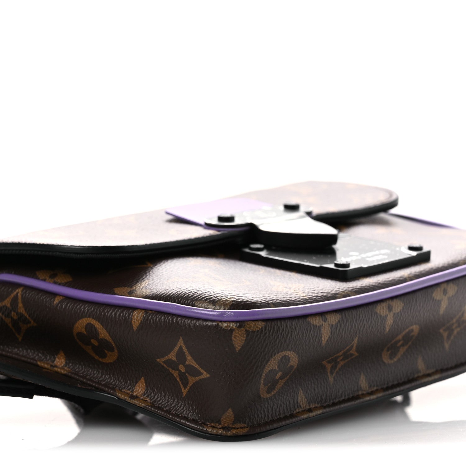 Louis Vuitton Monogram S Lock Sling Bag Purple