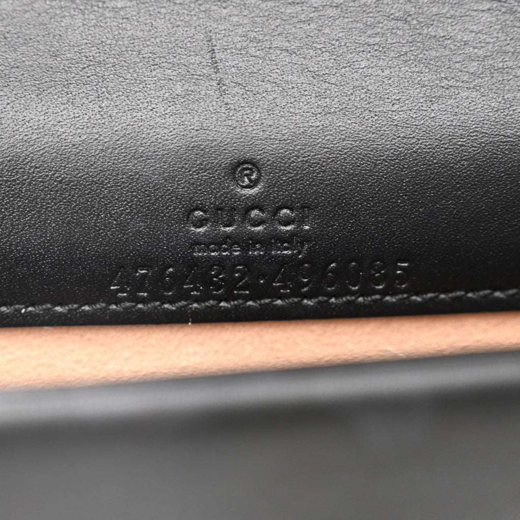 Gucci Suede Super Mini Dionysus Shoulder Bag Black