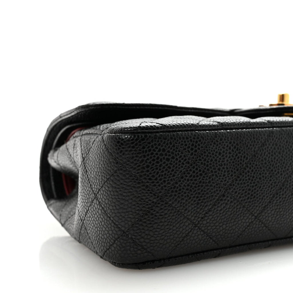 Chanel Caviar Quilted Medium Double Flap Black