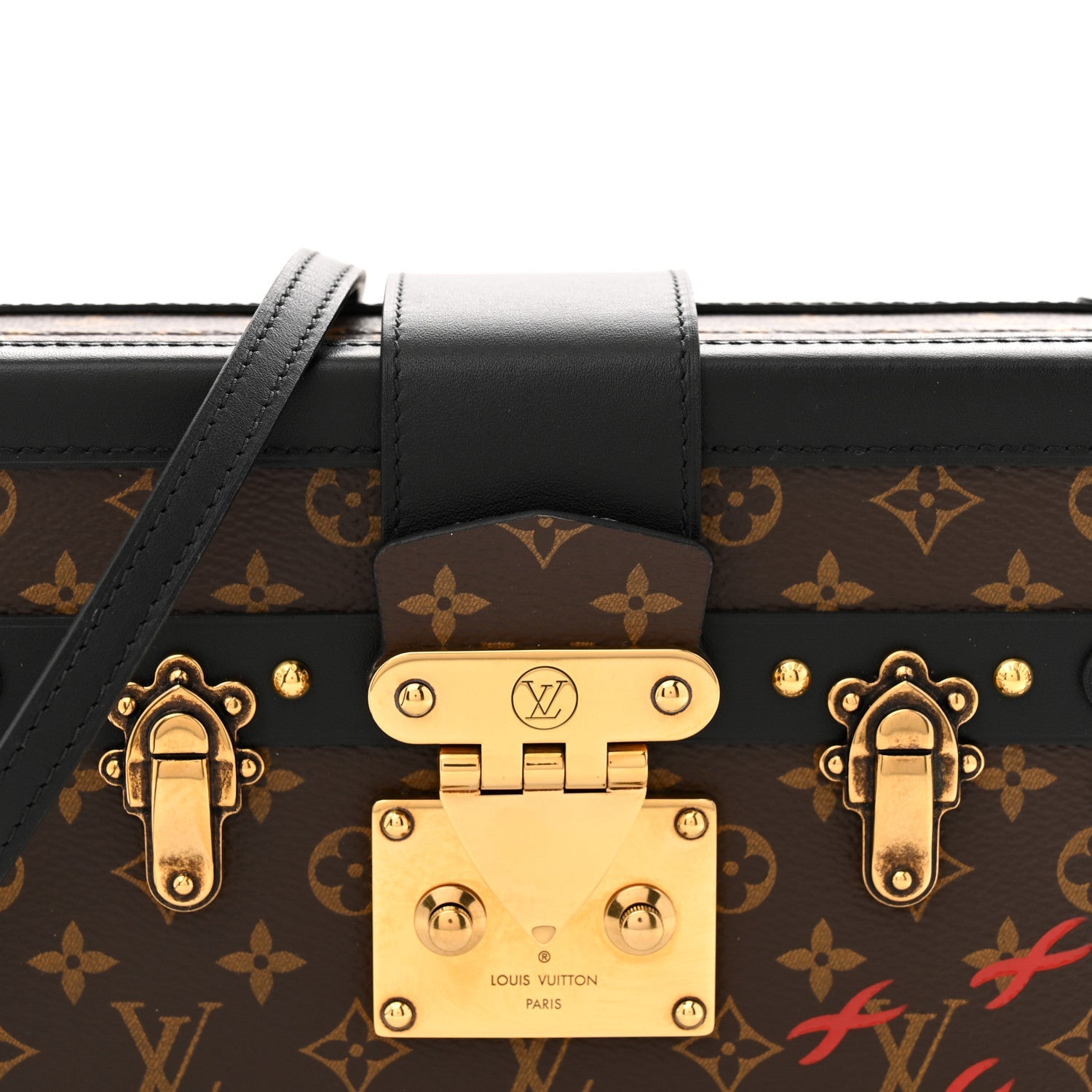 Louis Vuitton Monogram Petite Malle Black
