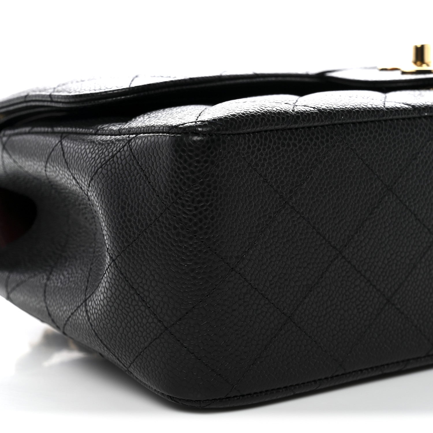 Chanel Caviar Quilted Jumbo Double Flap Black