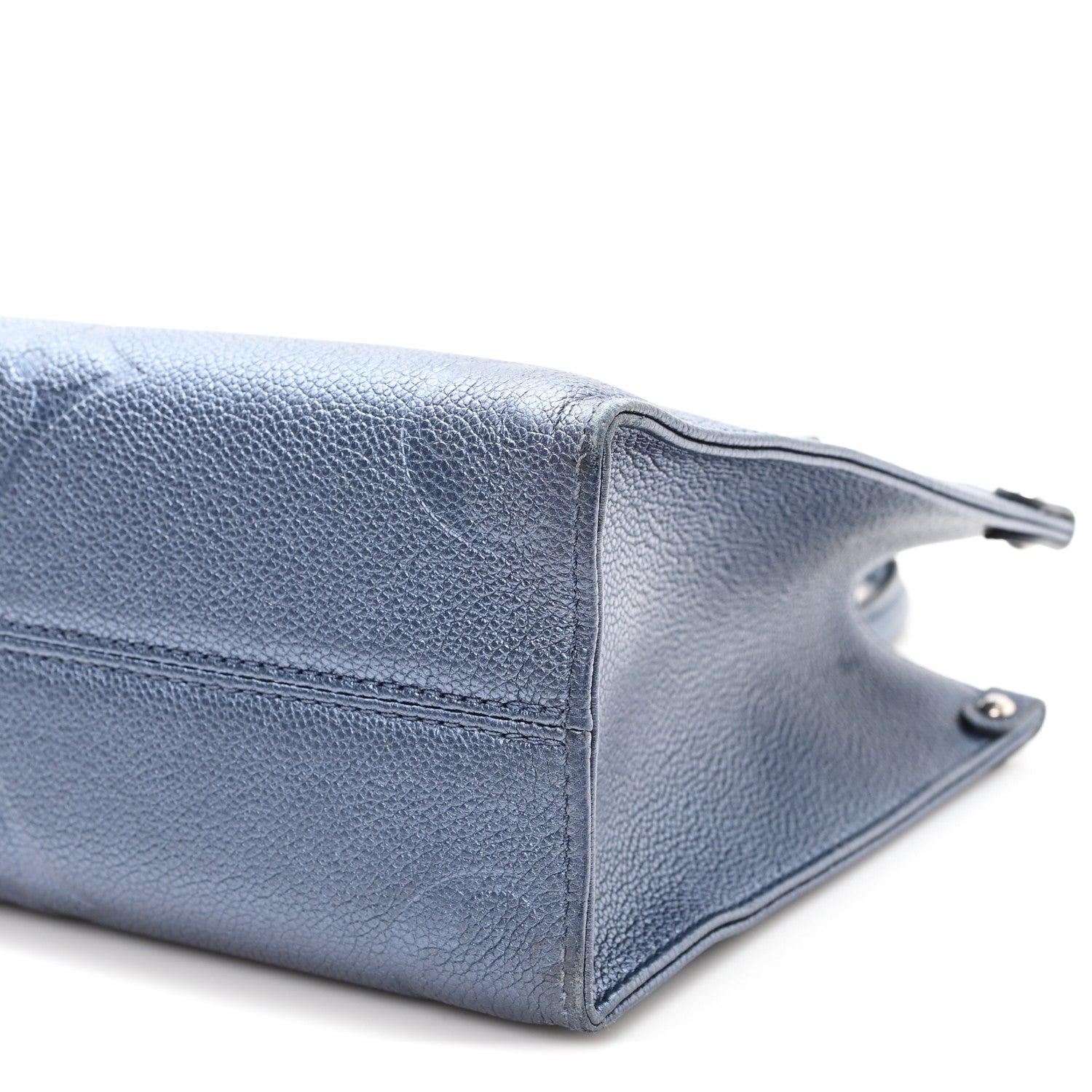 Louis Vuitton Metallic Empreinte Monogram Giant Onthego PM Navy Nacre