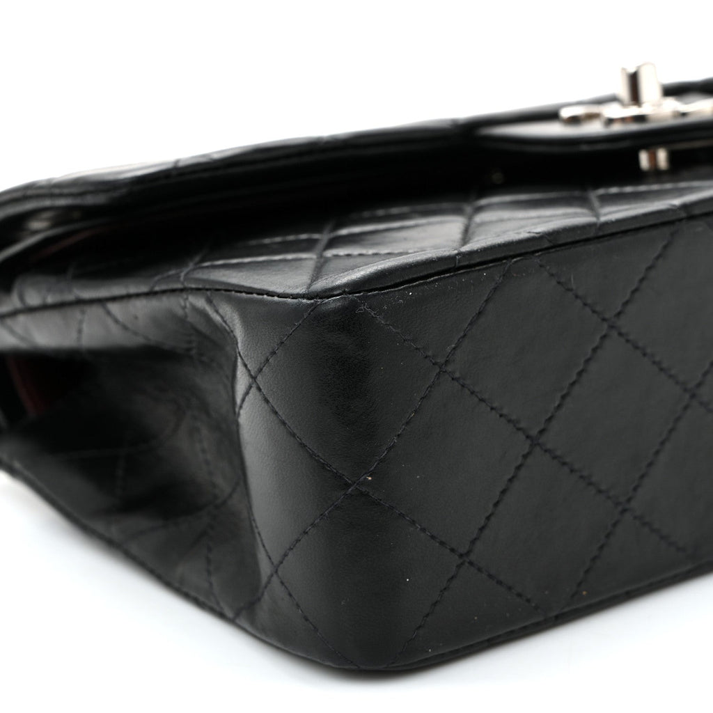 Chanel Lambskin Quilted Small Double Flap Black