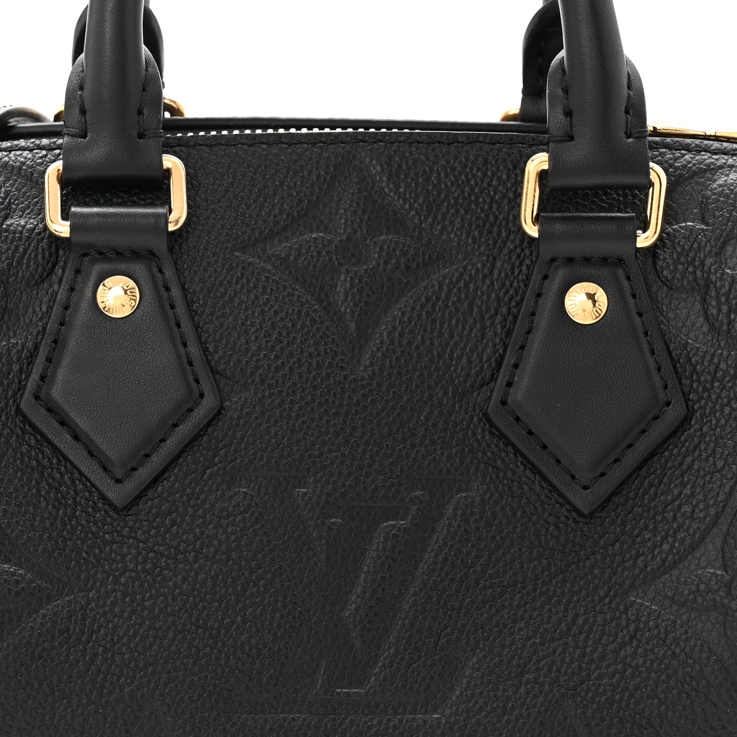 Louis Vuitton Empreinte Monogram Giant Speedy Bandouliere 20 Black