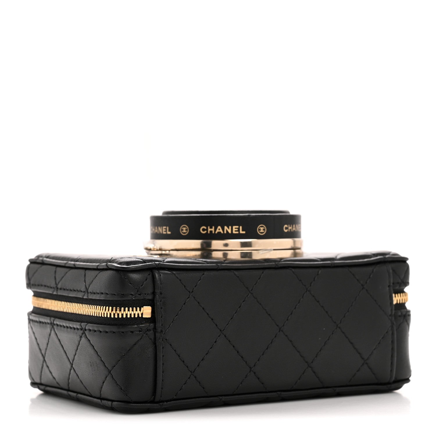 Chanel Lambskin Quilted Coco Click Bag Black