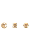 Louis Vuitton Metal Crazy In Lock Earrings Set Gold