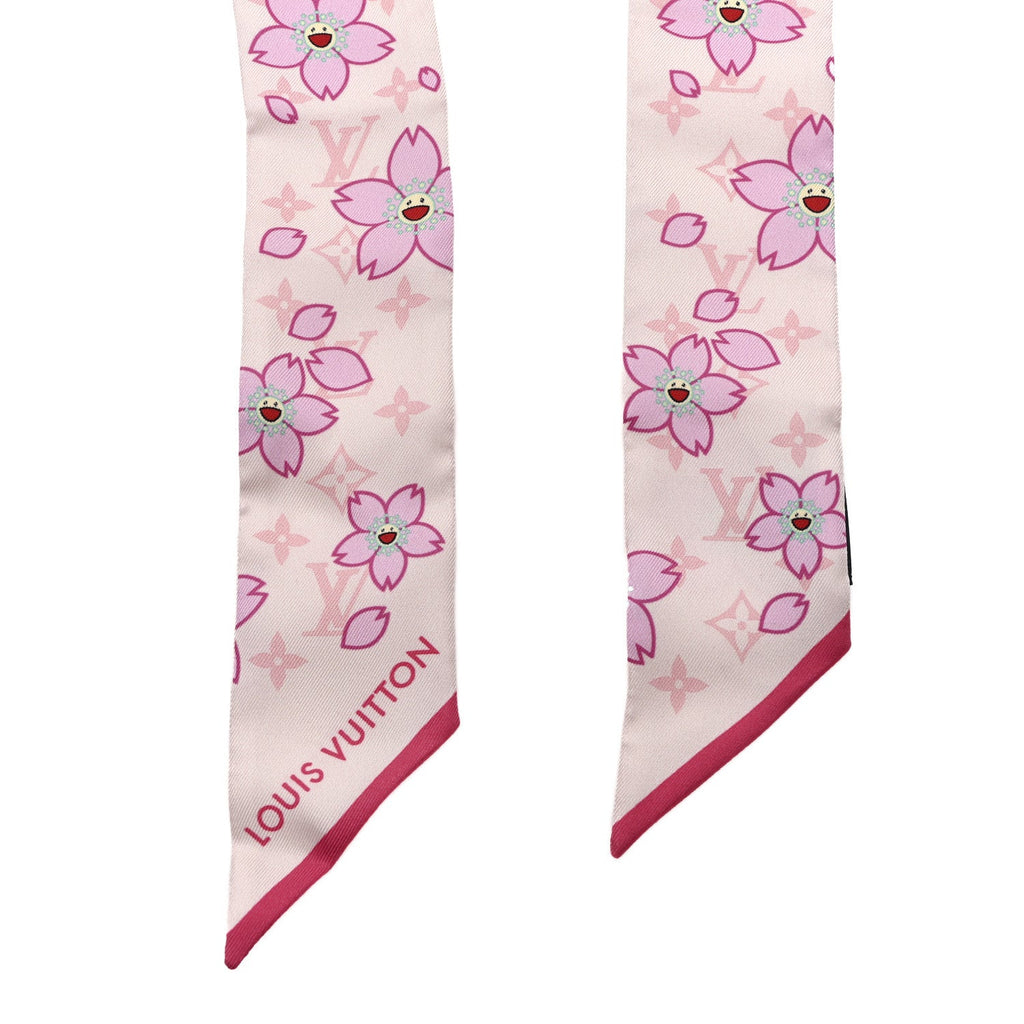 Louis Vuitton LV X TM Silk Monogram Cherry Blossom BB Bandeau Pink