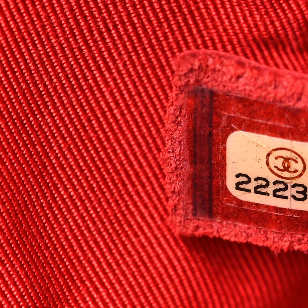 Chanel Calfskin Small Tramezzo Flap Red